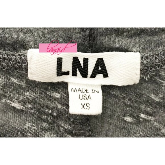 LNA PE Burnout Muscle Tee Distressed Slub Edgy XS - Picture 8 of 10